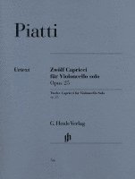 Alfredo Piatti, Christian Bellisario - Piatti, Alfredo - 12 Capricci op. 25 für Violoncello solo, Häftad