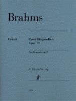 Johannes Brahms, Katrin Eich - Zwei Rhapsodien op. 79 für Klavier zu zwei Händen, Häftad