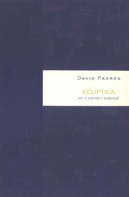 David Padros - Eclíptica, E-bok