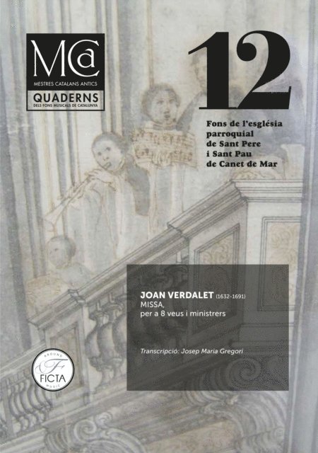 Joan Verdalet, Josep Maria Gregori - Missa per a vuit veus amb ministrers, E-bok