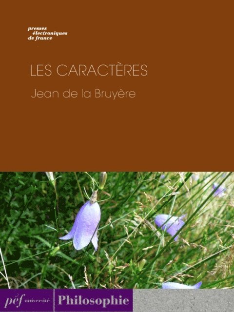 Jean de La Bruyere - Les Caractères, E-bok