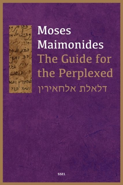 Moses Maimonides - Guide for the Perplexed, E-bok