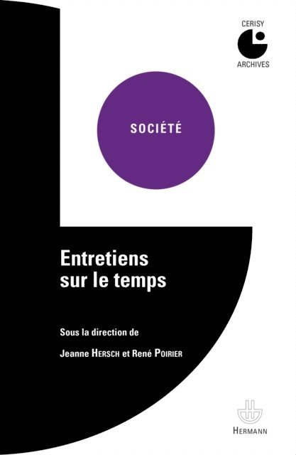 Jeanne Hersch, Rene Poirier - Entretiens sur le temps, E-bok