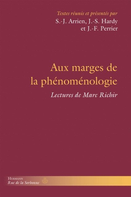 Sophie-Jan Arrien - Aux marges de la phénoménologie, E-bok