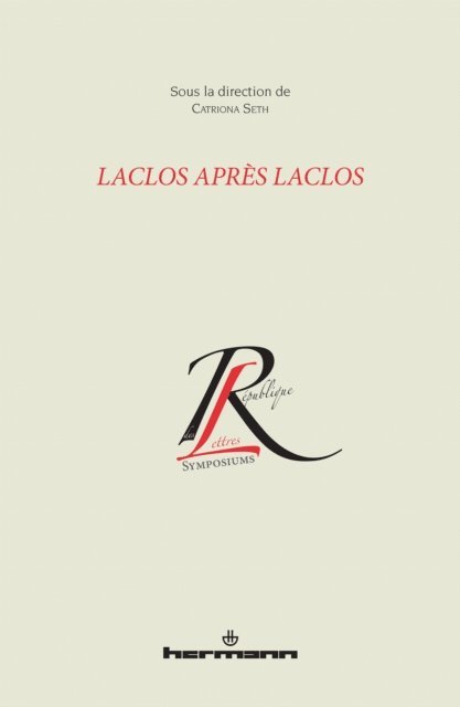 Catriona SETH - Laclos après Laclos, E-bok