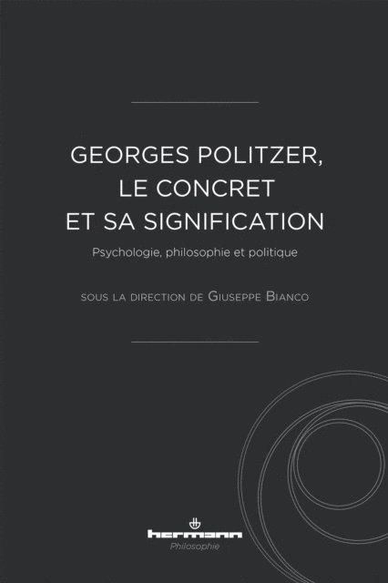 Giuseppe Bianco - Georges Politzer, le concret et sa signification, E-bok