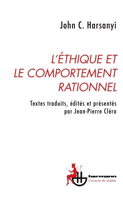 John C. Harsanyi - L'éthique et le comportement rationnel, E-bok