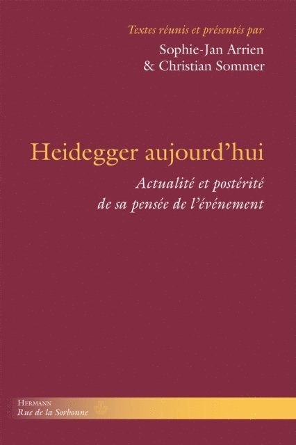 Sophie-Jan Arrien - Heidegger aujourd'hui, E-bok