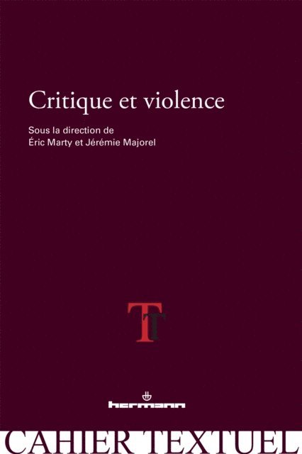 Eric Marty - Critique et violence, E-bok
