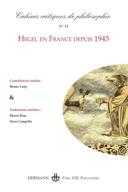 Bruno Cany - Cahiers critiques de philosophie n°14, E-bok