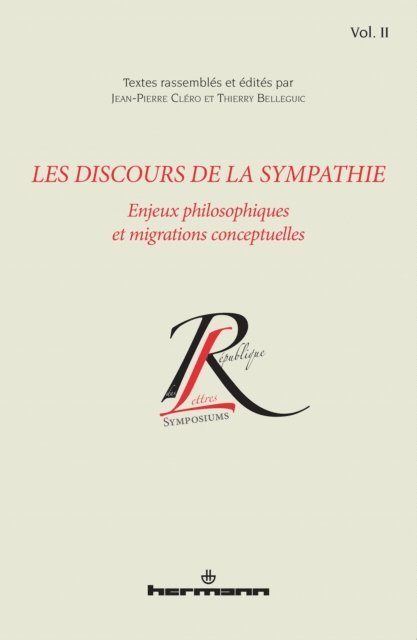 Jean-Pierre Clero - Les discours de la sympathie, Volume 2, E-bok