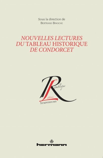 Bertrand Binoche - Nouvelles lectures du Tableau historique de Condorcet, E-bok