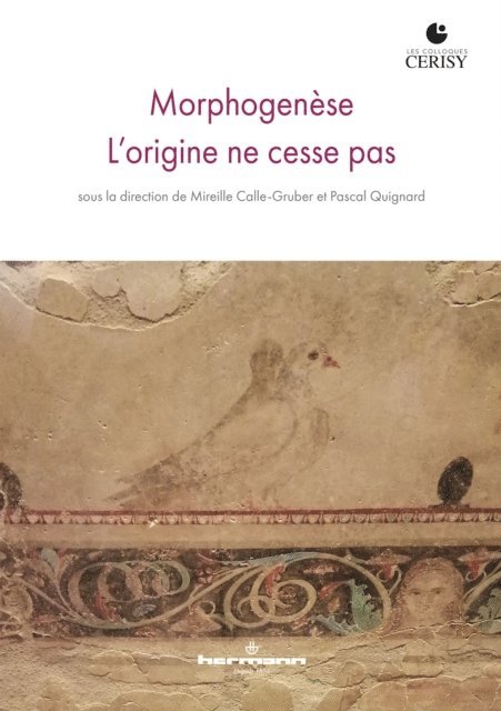 Mireille Calle-Gruber - Morphogenèse, E-bok