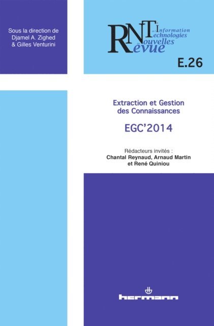 Djamel A. ZIGHED - RNTI E.26, E-bok