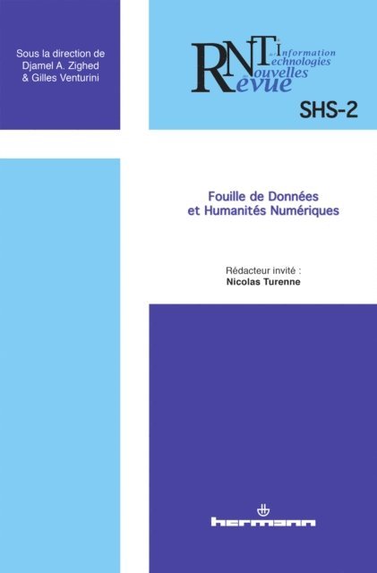 Gilles Venturini - RNTI SHS-2, E-bok