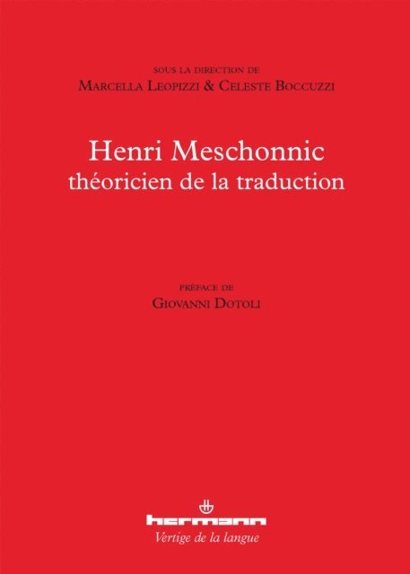 Marcella Leopizzi - Henri Meschonnic théoricien de la traduction, E-bok