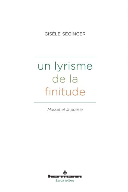 Gisele Seginger - Un lyrisme de la finitude, E-bok