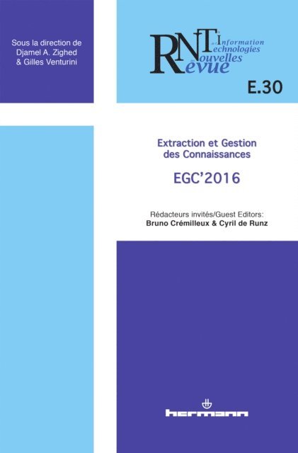 Gilles Venturini - RNTI E.30, E-bok