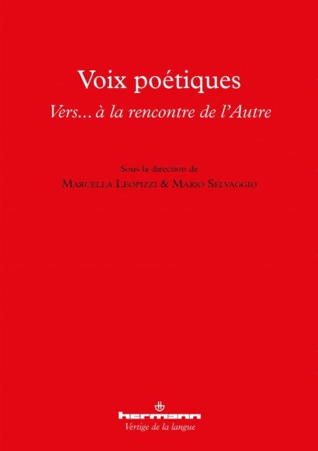 Marcella Leopizzi - Voix poétiques, E-bok