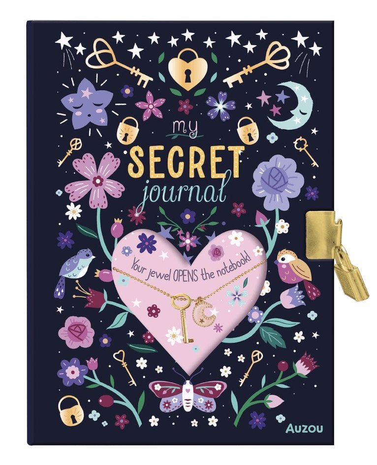 Auzou Auzou - My Secret Journal, Inbunden