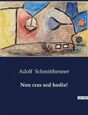 Adolf Schmitthenner - Non cras sed hodie!, Häftad