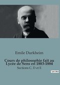 Cours de philosophie fait au Lyce de Sens en 1883-1884