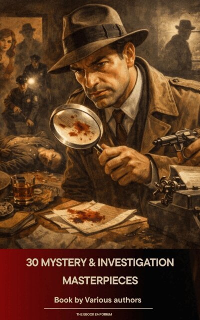 Fred Merrick White, Carolyn Wells, Jules Verne, Mark Twain, Frank R. Stockton, Edgar Allan Poe, Catherine Louisa Pirkis, Gaston Leroux, Maurice Leblanc, William Le Queux, Thomas Hardy, Hollis Godfrey, Hanns Heinz Ewers, Arthur Conan Doyle, Wilkie Collins, Gilbert Keith Chesterton, Ryunosuke Akutagawa - 30 Mystery & Investigation masterpieces, E-bok