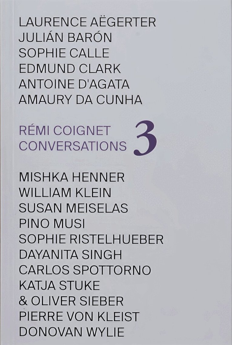 Rémi Coignet - CONVERSATIONS, VOL.3, Häftad