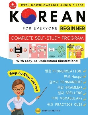 Bridge Education - Korean For Everyone - Complete Self-Study Program, Häftad