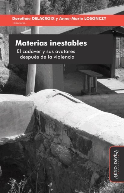 Anne-Marie Losonczy, Dorothee Delacroix - Materias inestables, E-bok