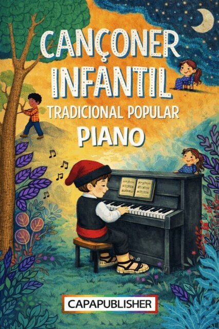 Joan Capafons Manils - Cançoner català tradicional popular infantil per a piano, E-bok
