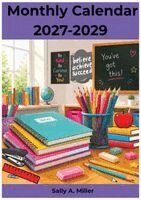 Sally A Miller - Monthly Calendar Book 2027-2029, Häftad