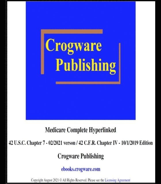 Craig Manfredi - Medicare Complete Hyperlinked, E-bok. Tillgänglighet: Lägg i varukorg