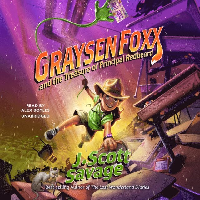 J. Scott Savage - Graysen Foxx and the Treasure of Principal Redbeard, Ljudbok