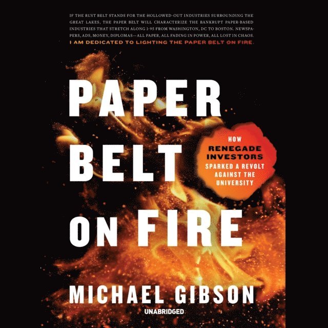Michael Gibson - Paper Belt on Fire, Ljudbok