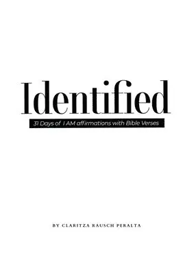 Claritza Rausch Peralta - Identified, Häftad. Tillgänglighet: Lägg i varukorg