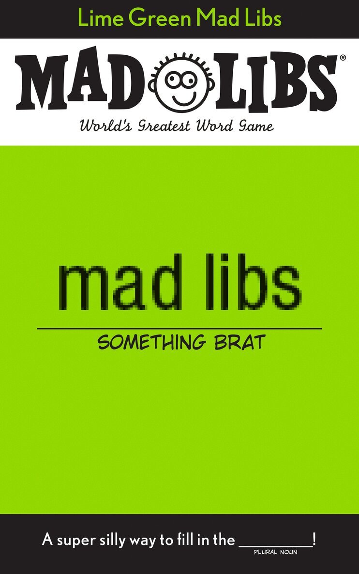 Jack Monaco - Lime Green Mad Libs, Häftad. Tillgänglighet: Lägg i varukorg