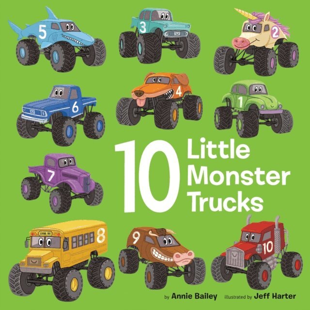 Annie Bailey - 10 Little Monster Trucks, E-bok