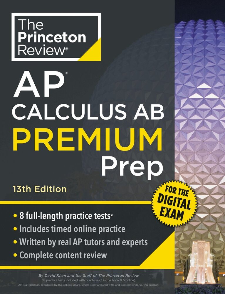 The Princeton Review, David Khan - Princeton Review AP Calculus AB Premium Prep, 13th Edition, Häftad. Tillgänglighet: Lägg i varukorg