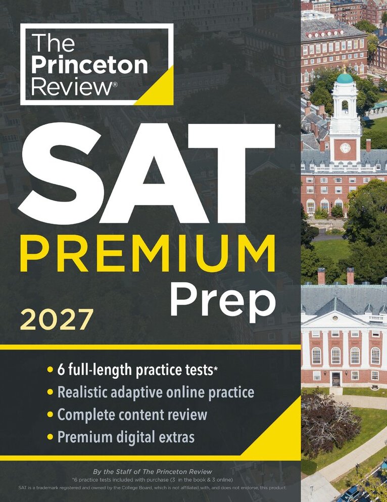 Princeton Review - Princeton Review SAT Premium Prep, 2027, Häftad. Tillgänglighet: Lägg i varukorg