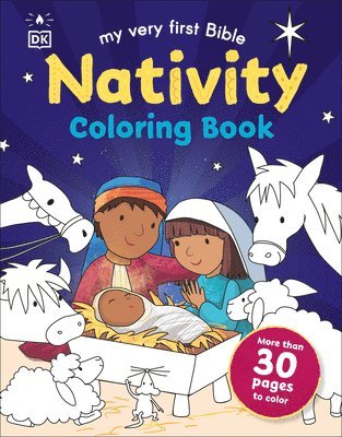 DK - My Very First Bible Nativity Coloring Book, Häftad