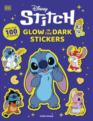 DK - Disney Stitch Glow in the Dark Ultimate Sticker Book, Häftad