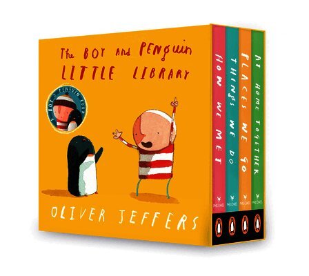 Oliver Jeffers - The Boy and Penguin Little Library, Kartonnage. Tillgänglighet: Lägg i varukorg
