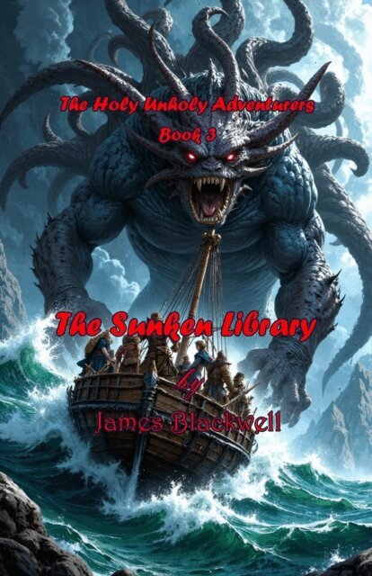 James Blackwell - Holy Unholy Adventurers Book 3, The Sunken Library, E-bok. Tillgänglighet: Lägg i varukorg