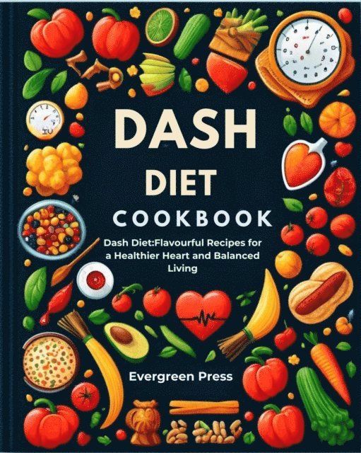 Evergreen Press - Dash Diet Cookbook : Dash Diet: Flavorful Recipes for a Healthier Heart and Balanced Living, E-bok