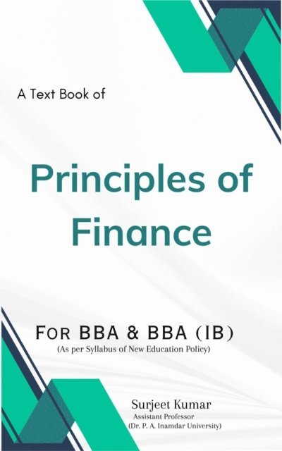 Surjeet Kumar - Principles of Finance, E-bok