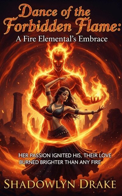 Shadowlyn Drake - Dance of the Forbidden Flame: A Fire Elemental's Embrace, E-bok