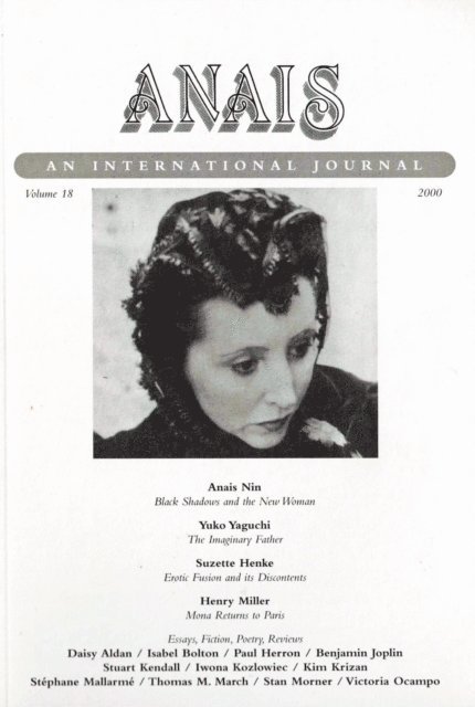 Gunther Stuhlmann - ANAIS: An International Journal, Vol. 18, E-bok