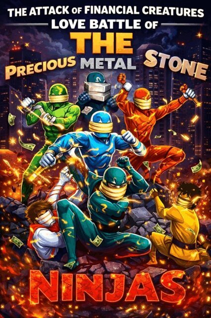 Edward Thompson - Attack Of Financial Creatures Love Battle Of The Precious Metal Stone Ninjas, E-bok