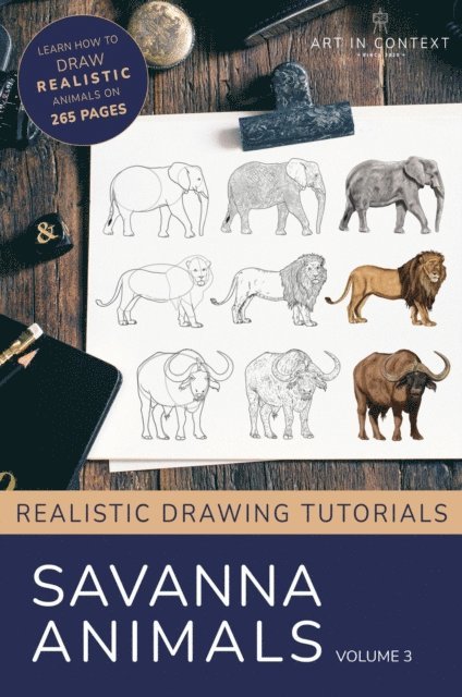 Martina Faessler, acrylgiessen.com - Learn to Draw Savanna Animals, E-bok